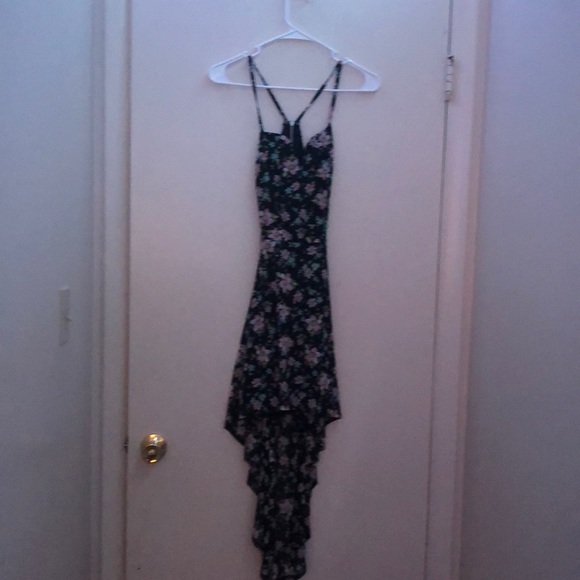 Xs dress, has a lace zip up back. it does have shorts on the inside. - Picture 1 of 3
